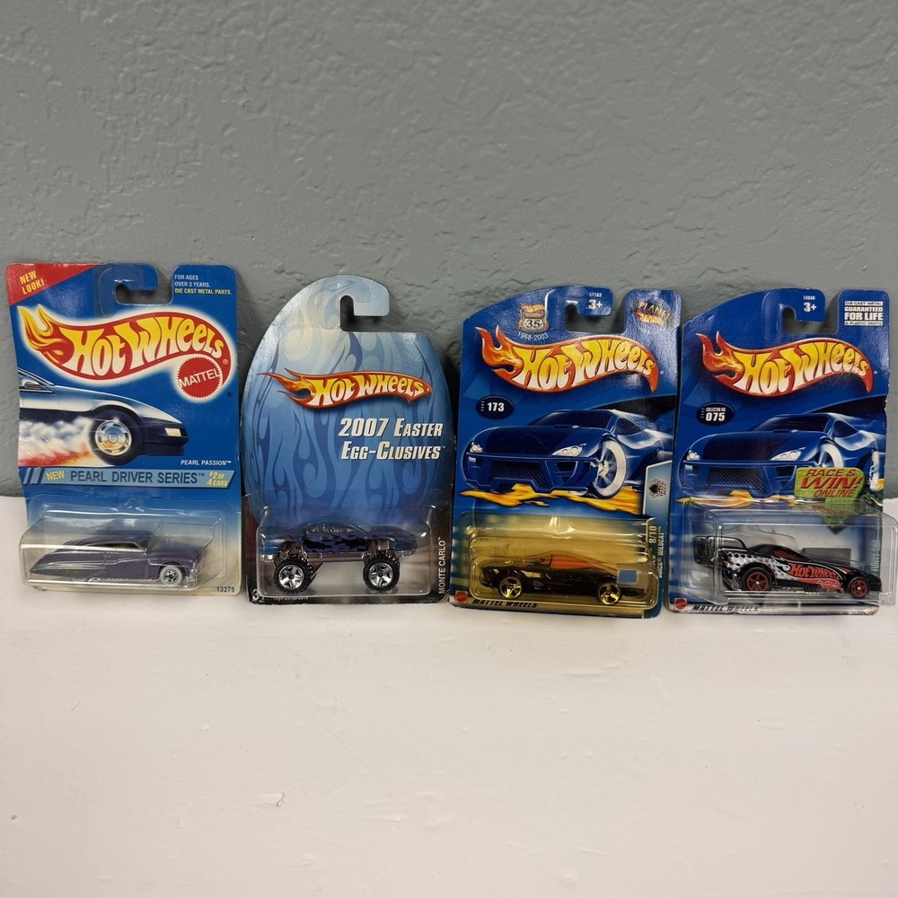 Hot Wheels Bent Cards Still Sealed Lot Of 4 Various Models